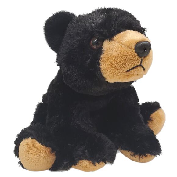 Wild Republic Black Bear Plush Stuffed Animal Plush Toy Zoo Animal Toys - Picture 1 of 14